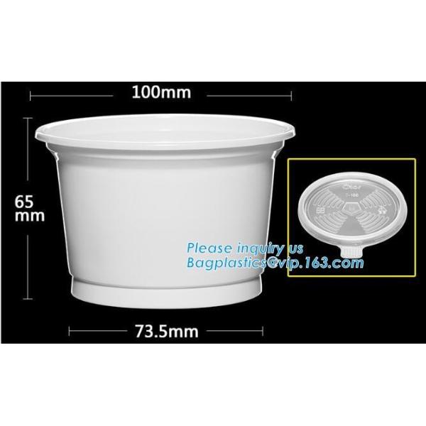 Коробка бенто пластикового устранимого пластикового взятия качества еды отсутствующая с 4 отсек, пищевой контейнер контейнеров пластиковый течебезопасный