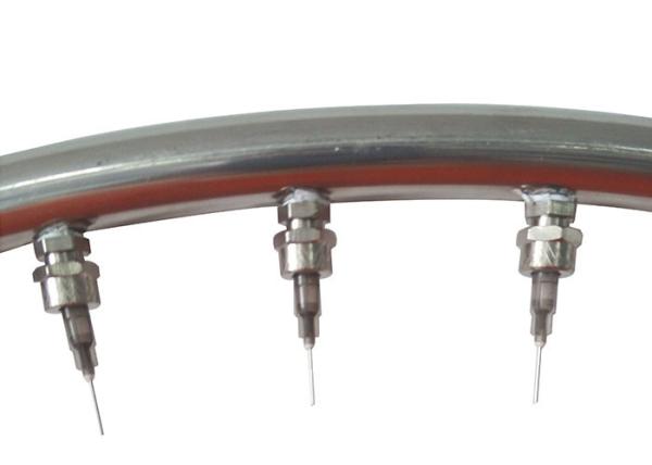 Abertura de oscilação Φ0.4mm do furo de pino da agulha do equipamento de teste do tubo de IPX3 IPX4
