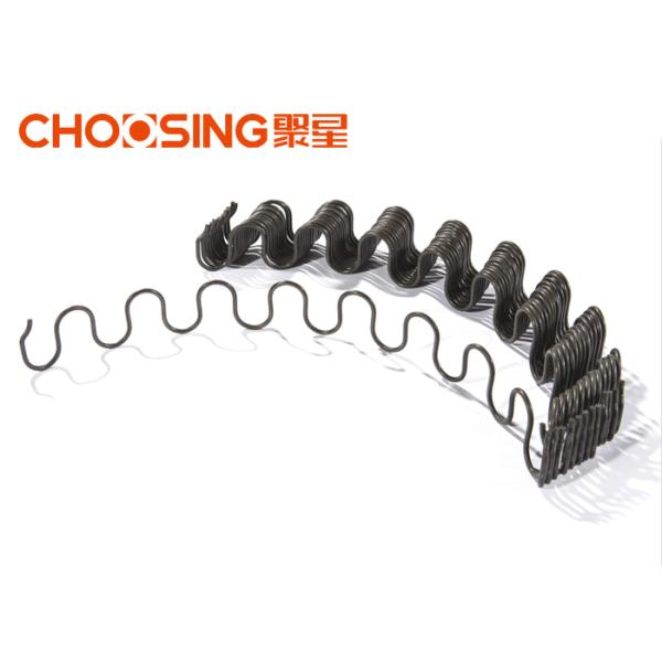 3.6mm Zig Zag Replacement Furniture Springs , Precut 25 Inch Sinuous Wire Springs In Curved