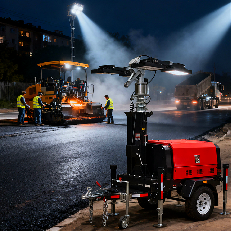 Mining Mobile Light Tower Remote Locations Diesel Generator Light Tower Industrial Light Tower for Sale