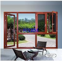 Le bois plaqué en aluminium Windows d'architectes avec double/triple gaz en verre vitré d'argon a rempli