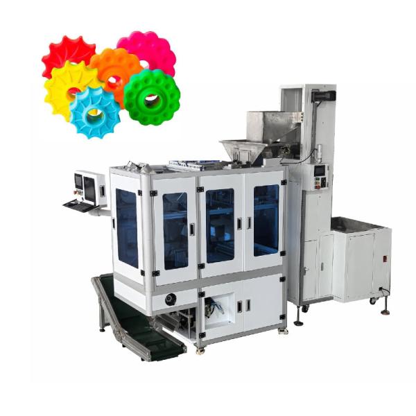 Intergrated Electric Nuts Shaft Visual Counting Packing Machine For Silica Gel Product