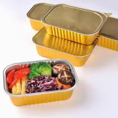 50pcs XMD Bakery 3.5 Oz Gold Foil Cupcake Tins Baking Cups Aluminum Wrappers Holders