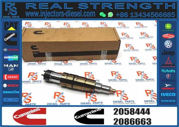 2058444 para el motor Cum Mins Sca Nia Fábrica de motores diesel mayorista Assy Partes de motores de automóviles Diesel Inyector de combustible de ferrocarril común