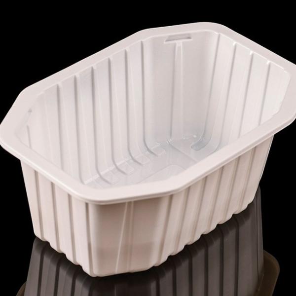 PP Film Covering Disposable Plastic Containers Fresh Meat Vacuum Formed