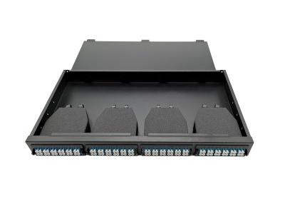 1U cabo da fibra ótica MPO LC da polegada ODF 96 do painel de remendo 19 da montagem em rack MTP MPO