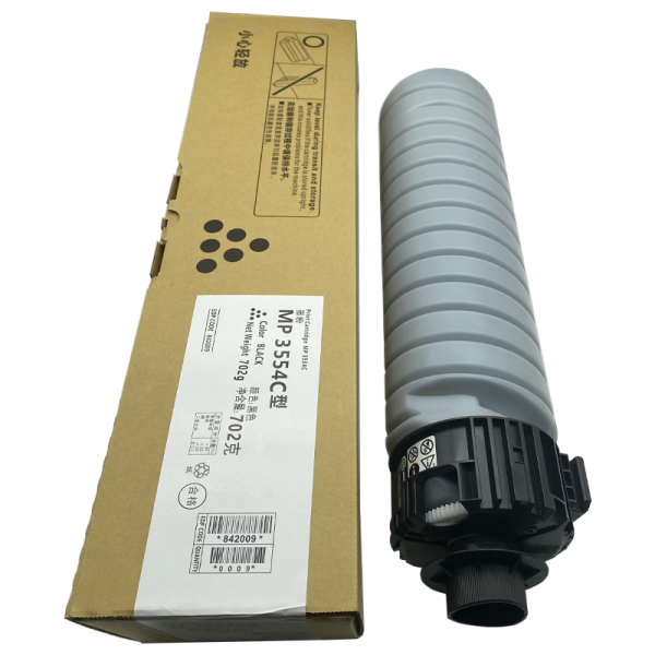 New Compatible Black 702g Toner Cartridge for Ricoh MP 3554C 2554 2555 3054 3055 3555sp Printer Copier Spare Parts