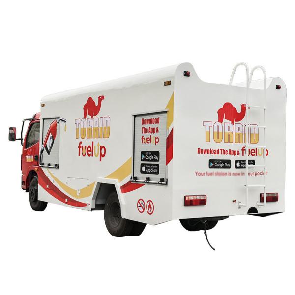 6000 Liter Fuel Oil Tanker Truck Gross Vehicle Weight 5-10T Manual Transmission