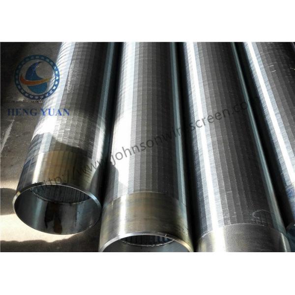 Pantallas de alambre de la cuña de Johnson del filtro del tubo del acero inoxidable