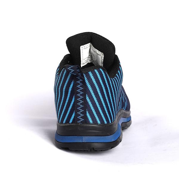 Black And Red Knit Safety Boots For With Lace-up Closure Type