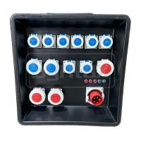 MD3 Três Fases 63A Eventos Desportivos Distro Box HDPE IP67 Com RCBO Para Qatar Swimming Match 630x430x680mm