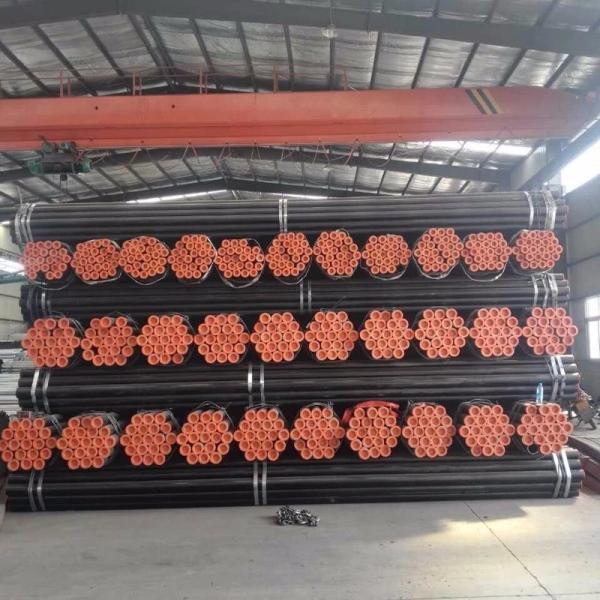 Api5l Astm A333 Gr. 6 Round Seamless Steel Pipe Black Painted
