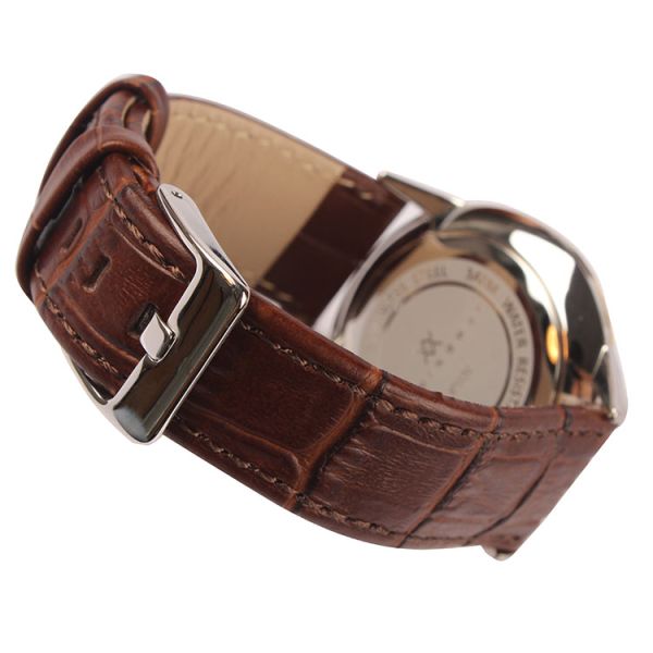Unisex Black Waterproof Metal Watch