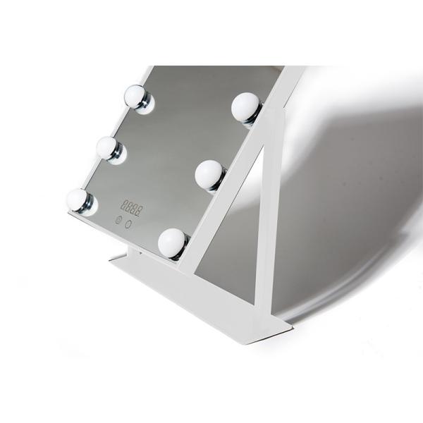 OEM ODM Hollywood Lighted Makeup Vanity Mirror , Lighted Travel Makeup Mirror