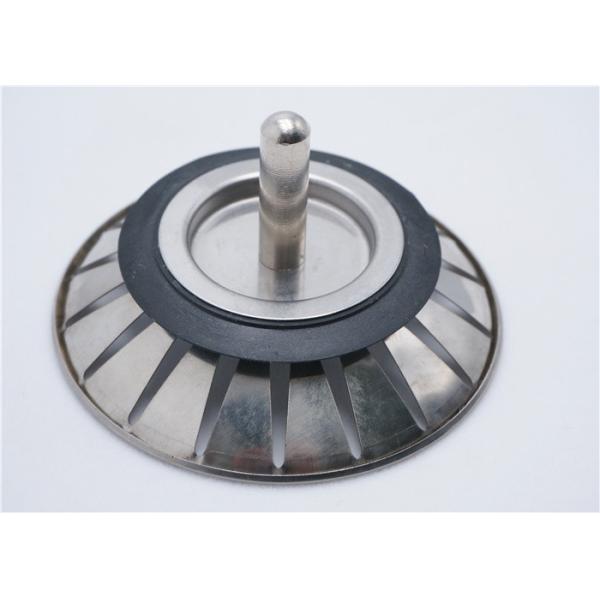 Circel Stlye Kitchen Sink Strainer Set OD 107 Mm 0.4 - 0.6mm Thickness