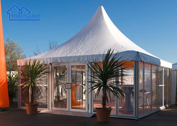 Outdoor Custom Big Aluminium Exhibition Wedding Trade Show Tent aPagoda Party Tent for sale