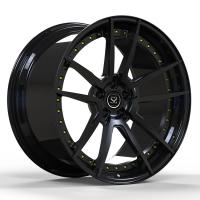 Staggered 20 21 Inch 2 Piece Forged Wheels Gloss Black For Bmw 740 Le