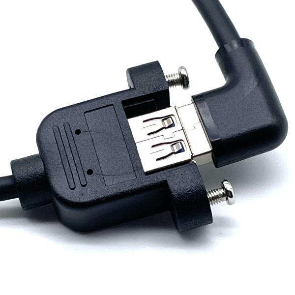 Cable de extensão de portão de montagem de painel do tipo masculino para feminino de alta qualidade com cabo de carregamento rápido de parafuso de bloqueio