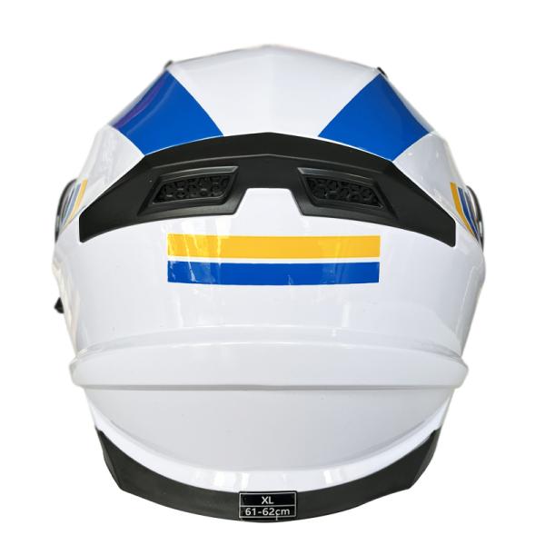 Casco de conducción de motocicleta ABS Full Face Shield para temporada universal sin patrón