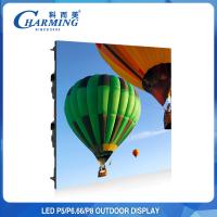Charmosas telas de parede LED para publicidade ao ar livre 192 x 192 ultrafinas