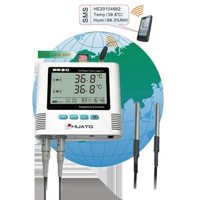 O registador de dados portátil da temperatura com a grande LCD exposição da G/M fácil opera-se