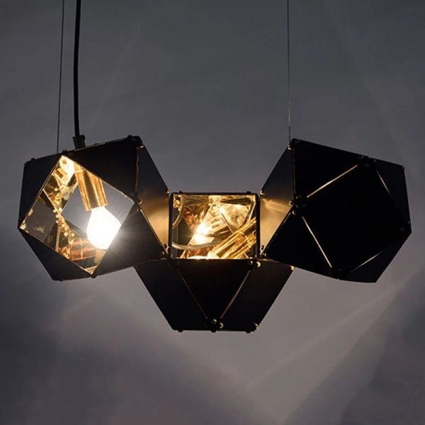 Modern home decor led lights pendant light lamps Riddle Linear Suspension（WH-AP-628）