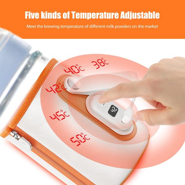 Грелка LCD бутылки контроля температуры младенца USB показывает для формулы