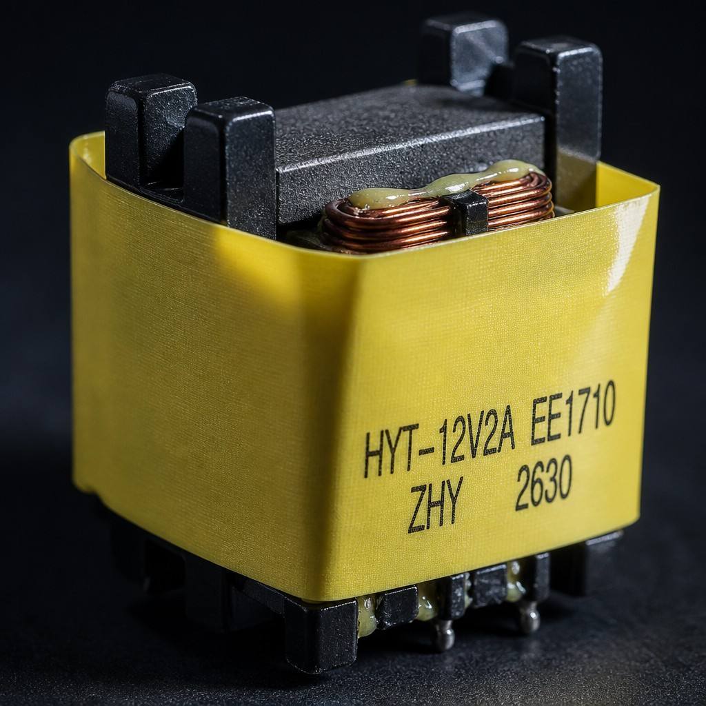 Free Sample Customizable Factory EE1710 5+2 12V2A High‑Frequency Transformer, Flyback Power Transformer for Network Communication Power Supply