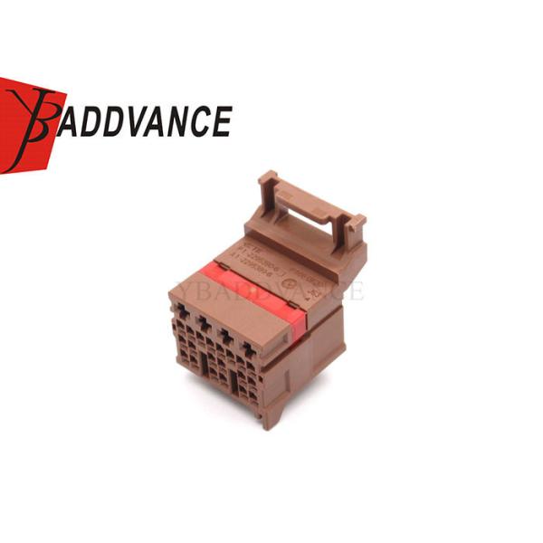 Соединителя компрессора Pin цвета Брауна электрический автомобильный женский 24 автоматических