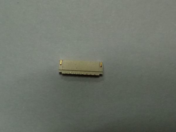 0.8 Pitch White Gold Plated Crimping Style IDC Type Connector 8 Pole Housing / Wafer
