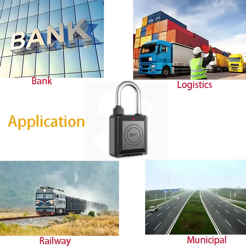 Maintenance-Free Passive NFC Smart Padlock with Access Control Management APP