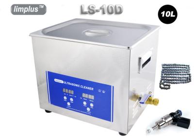 Limplus Bicycle Chain Injector Table Top Ultrasonic Cleaner With Heater , 10 Liter Digital Ultrasonic Cleaner 200w