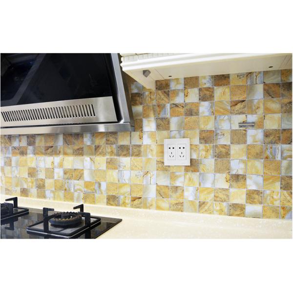 Apartment Decoration Self Adhesive 3D Wallpaper 5M Roll White Brick Pattern