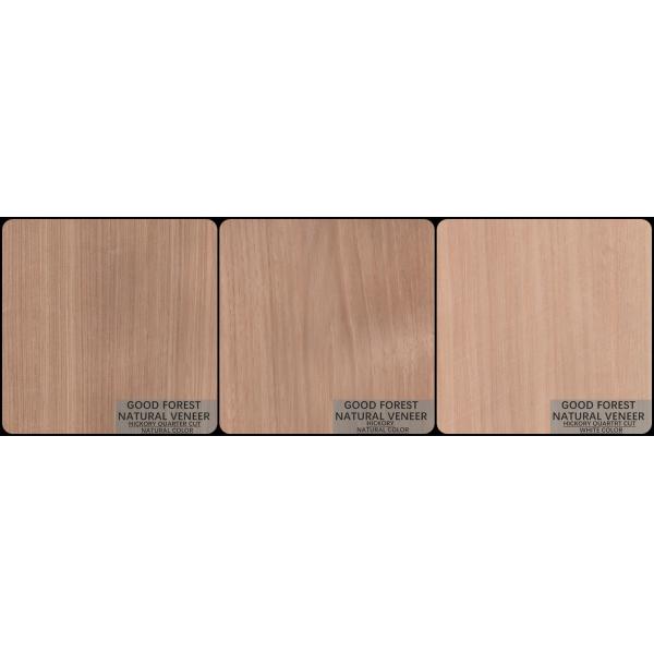 Естественная древесина Hickory лощит облицовку FSC древесины шкафа двойного цвета популярную