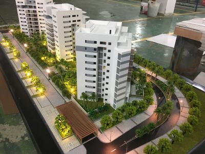 Mini Acrylic Architecture Model American que o apartamento denomina o laser cortou a técnica