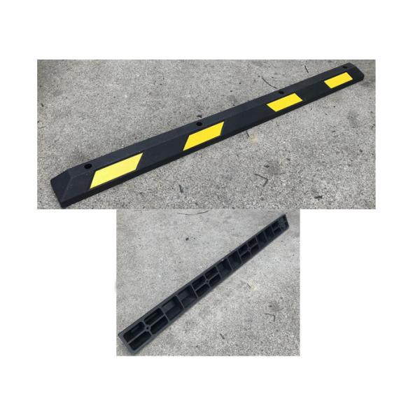 1650mm 2000mm Reclyed Garage Rubber Car Wheel Stopper