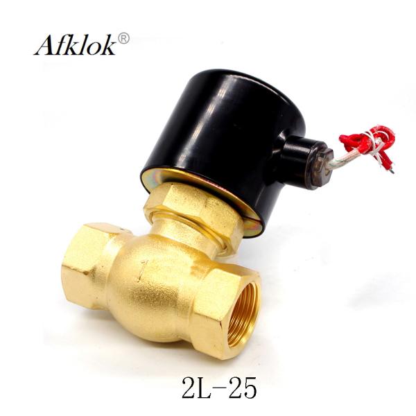 High Temperature Hot Water DC 24V 1 inch Steam Solenoid Valve