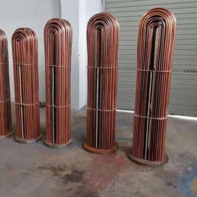 Titânio Shell Coil Tube Heat Exchanger 50mm 700p