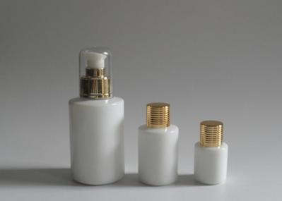 Silk Screen Printing Cosmetic Glass Bottles For Eye Cream , Facial Cream