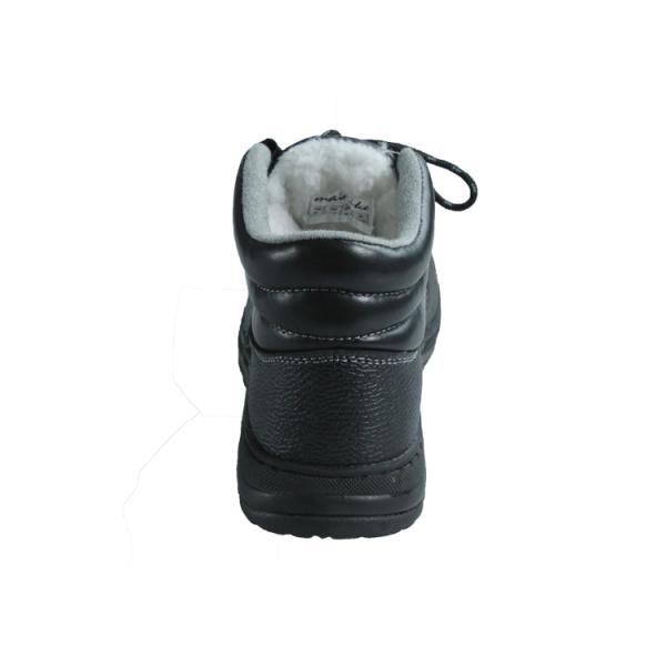 Safety Mid Shoe Black PU/PU Outsole Lace-up Shoes With Lace-up Closure Work Boots Steel Toe