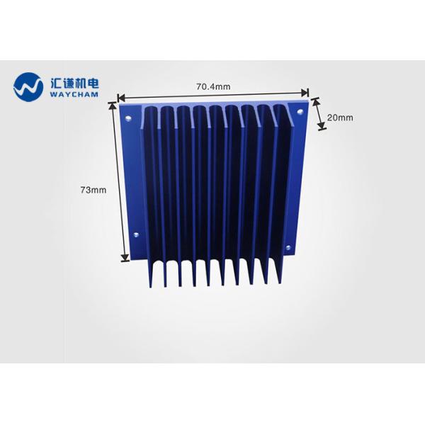 Подгонянный теплоотвод усилителя автомобиля квадрата 500w 6005T5 с отверстиями