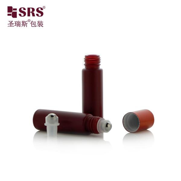 Glass Roll on Bottle with Metal Ball Leak Proof Design Color Customization Available