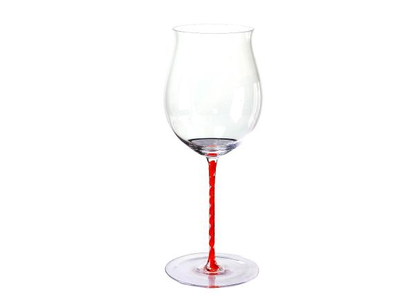 900ml Electroplating Pinot Noir Lead Free Crystal Wine Glasses with Colored Stem