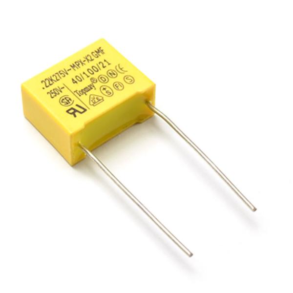 Safety Film X2 MKP Capacitor 0.22uF 275V P15mm For Spark-Killer Circuits