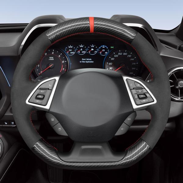 Customized High Quality Steering Wheel Cover For Chevrolet (Chevy) Camaro 2016-2024