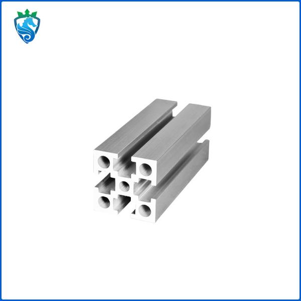 Black V Slot Aluminium Extrusion 6061 6063 Industrial Aluminum Profiles