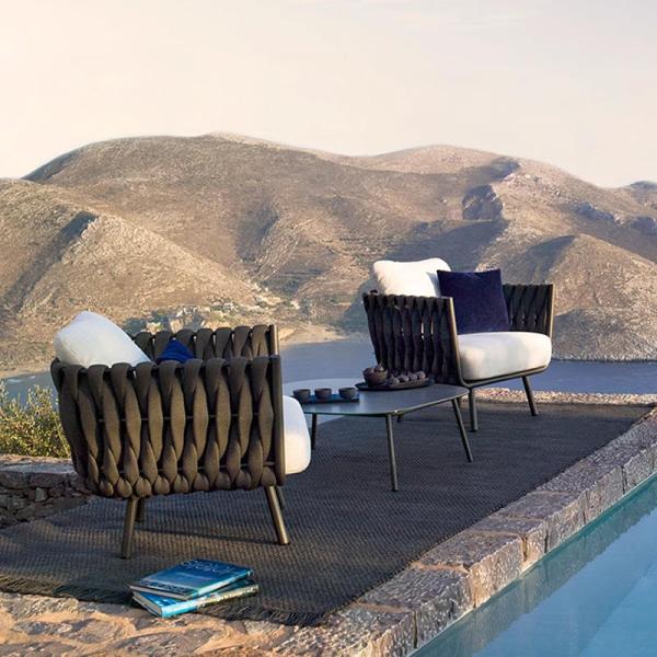 Outdoor Garden Furniture Combination with Customized Waterproof Rattan Sofa