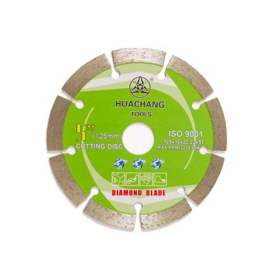 5 125mm Segmented Diamond Blade 22.23mm Bore Segmented Cutting Disc