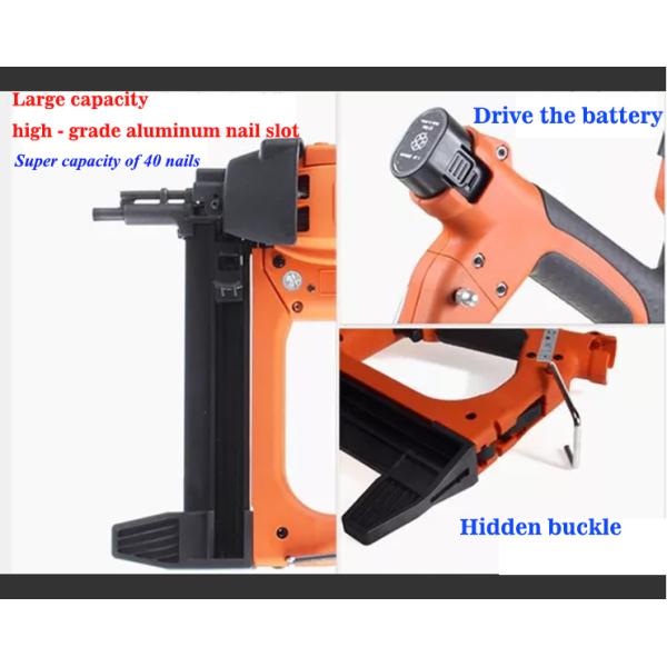 Li-lon 7.2V 2Ah Battery Powered Fastening Tool for High Speed Construction and Decoration