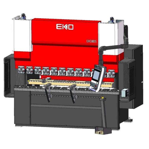 hydraulic 80 ton 2500mm cnc control press brake sheet metal processing with STEP system bending machine EHC8025